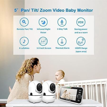 HelloBaby HB6550-2 monitor menu interface