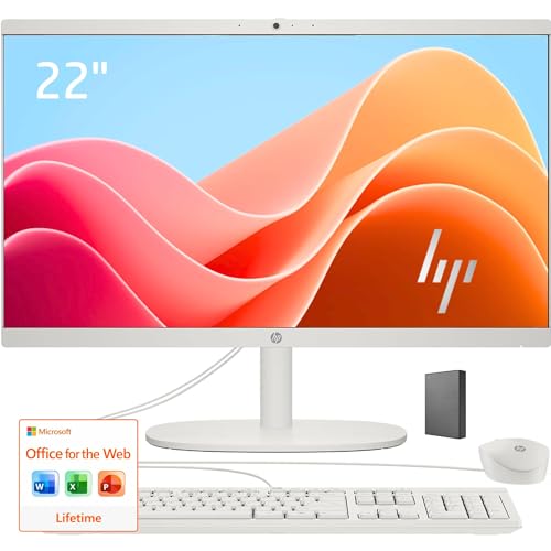HP 22-inch All-in-One Desktop front view