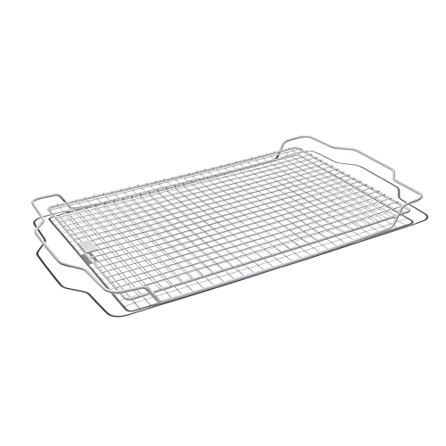 OXO Good Grips non-stick cooling rack top view