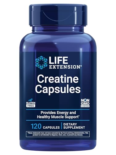 Life Extension Creatine Capsules bottle front