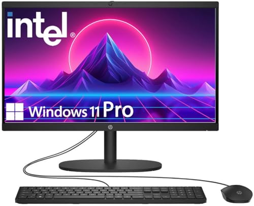 HP 2025 22-inch All-in-One Desktop front view
