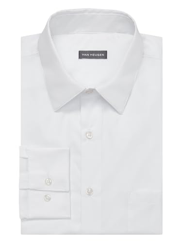 Side profile of Van Heusen regular fit dress shirt