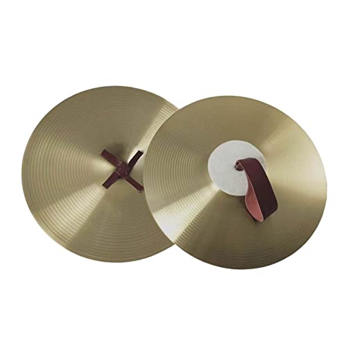 Deevoka 10-inch alloy hand cymbals top view