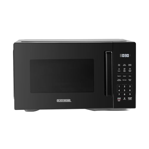 BLACK+DECKER 1.1 Cu.Ft microwave front view