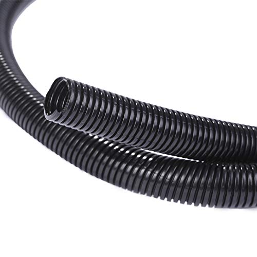 Alex Tech 1/4 inch black split wire loom coil