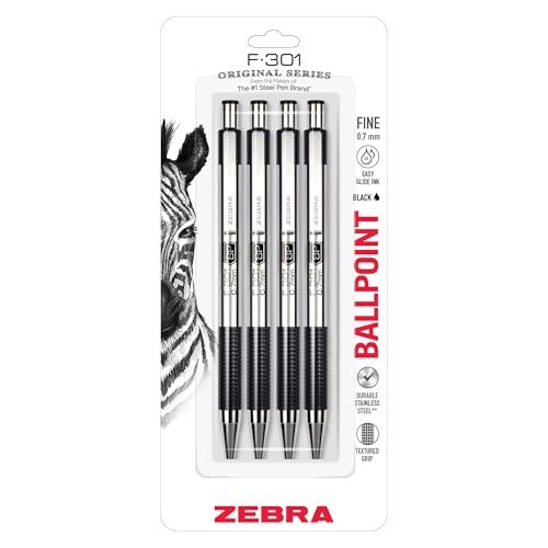 Zebra Pen F-301 4-pack packaging