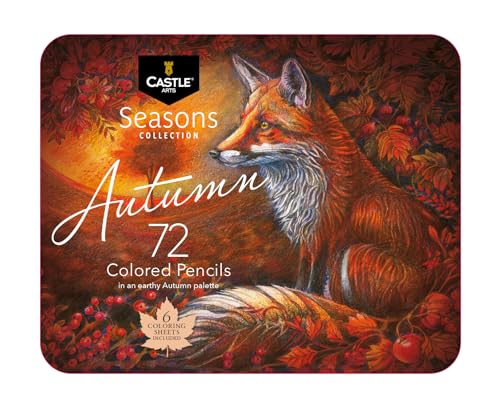 Castle Art Supplies 72 Autumn Colored Pencil Set