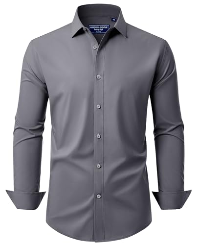 Alimens & Gentle Dark Grey dress shirt