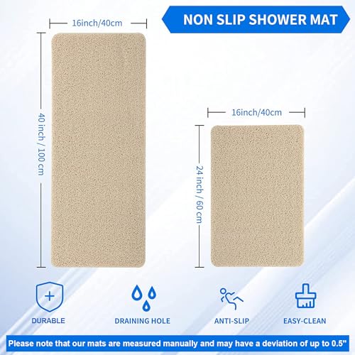 Loofah texture of Hargiis shower mat