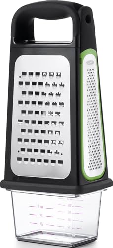 OXO Good Grips Etched Box Grater four-sided view