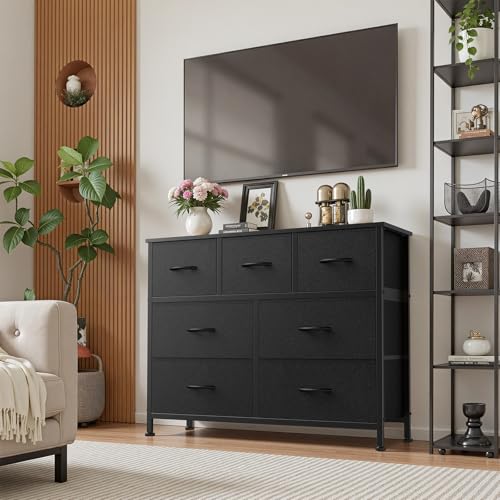 Sweetcrispy dresser with fabric bins open