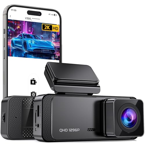 Veement V300 front dash cam side view