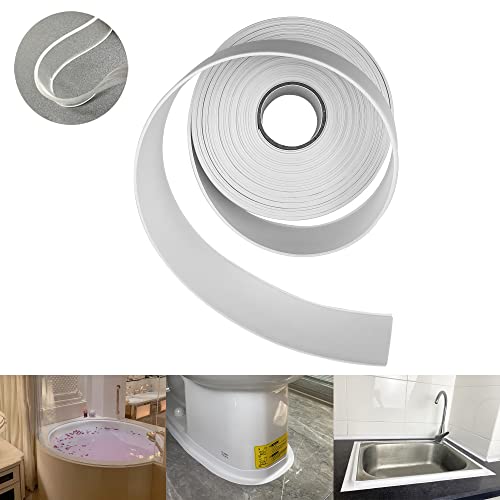 TOUSEA 1.5 inch wide white caulk tape roll