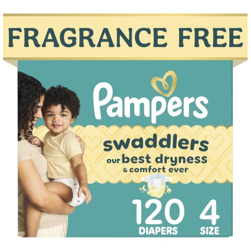Pampers Swaddlers Size 4 packaging front