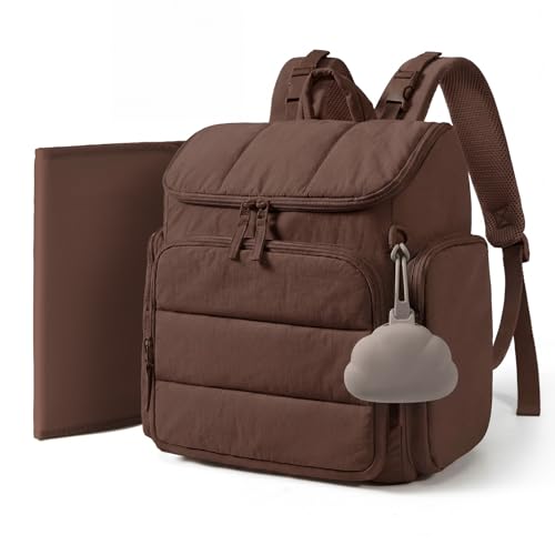 mommore Diaper Bag Backpack in Coffee