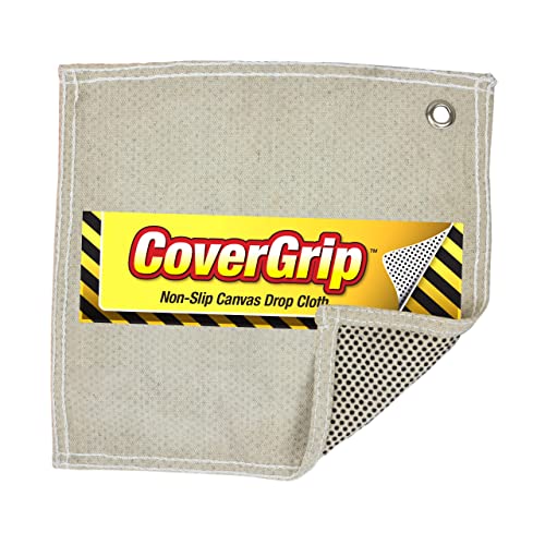 CoverGrip 8 oz canvas drop cloth folded