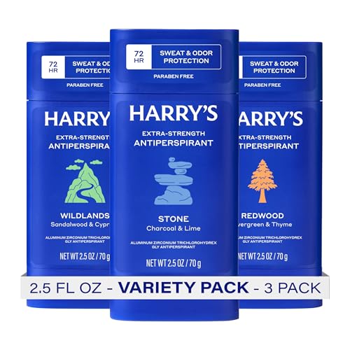Harry's Extra-Strength Antiperspirant Deodorant 3 Pack front view