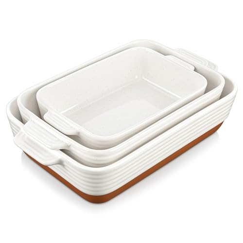 MALACASA TARA Casserole Dishes Set of 3
