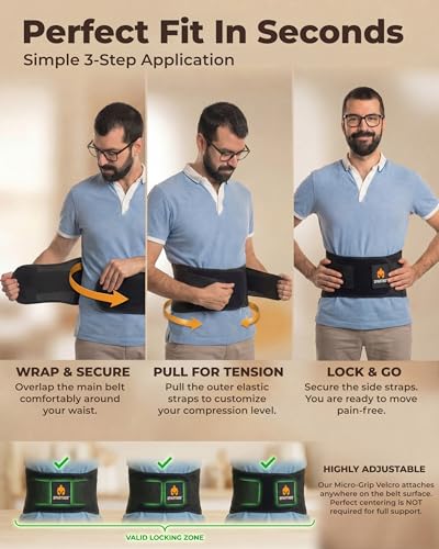 Sparthos Back Brace worn on model