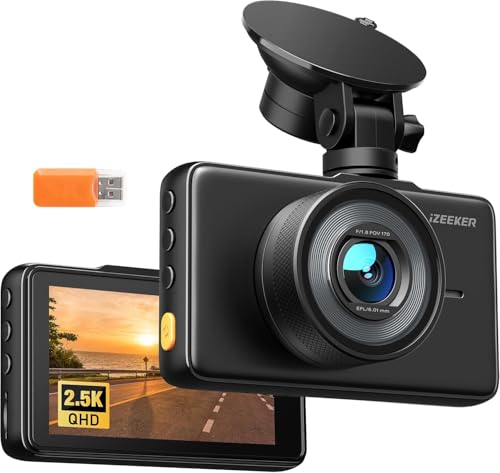 iZEEKER 2.5K Dash Cam front view