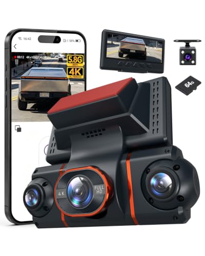 Shenghuo 4-channel dash cam front view