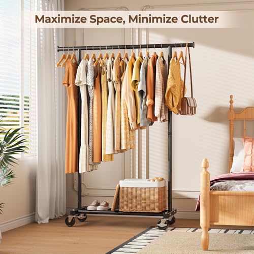 HYSEYY rack placed in a bedroom setting