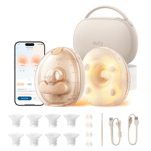 eufy S2 Pro wearable breast pump in Nude Pink