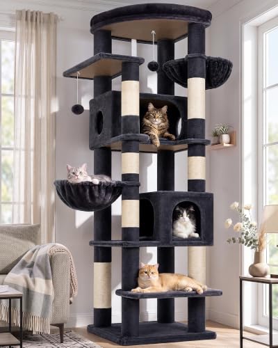 Globlazer 74in heavy duty cat tower overview