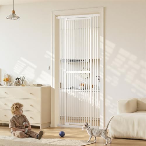Gardner Pet Extra Tall Cat Gate white finish
