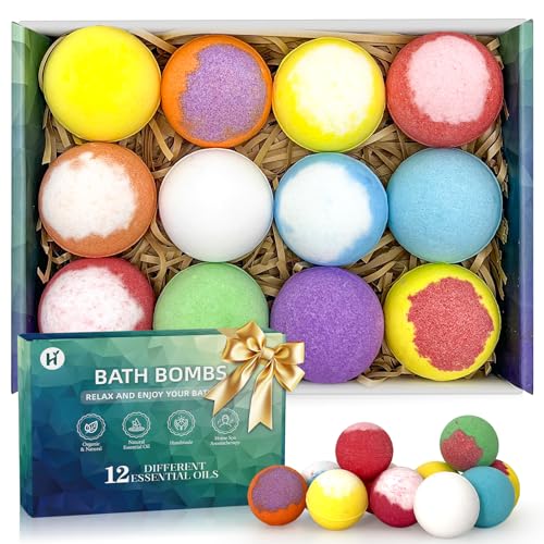 HAISHAN SHOWER 12 Pack Bath Bombs set