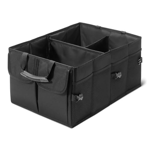 Basics 13.5 gallon trunk organizer in black