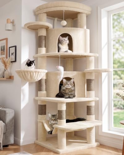 Globlazer 66inch Corner Cat Tree Tower full view