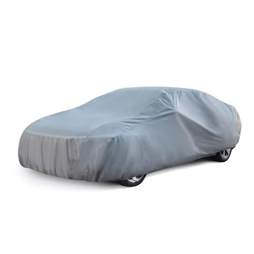 Season Guard Sedan 205 inch car cover gray profile