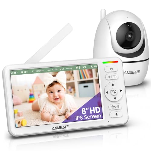 ANMEATE 6-inch video baby monitor unit