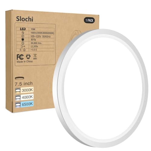 Slochi 7.5inch Flush Mount Ceiling Light side profile view