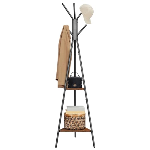 VASAGLE URCR16BX coat rack front view