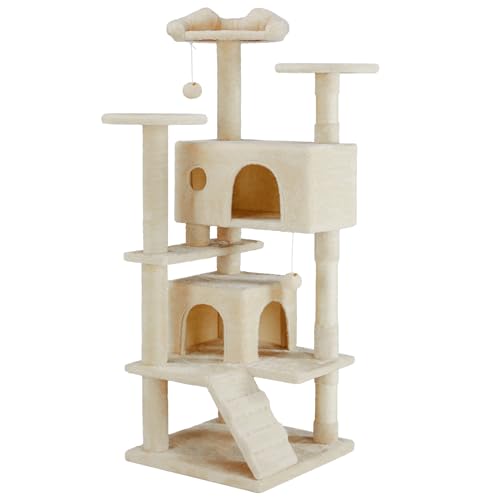 Sweetcrispy 54-inch Cat Tree Tower full view