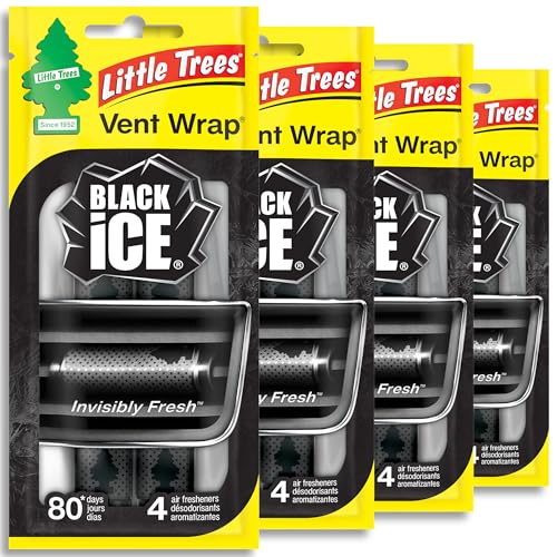 LITTLE TREES Vent Wrap Black Ice packaging