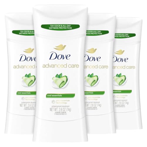 Dove Advanced Care Antiperspirant Deodorant Stick Cool Essentials 4 ct front view