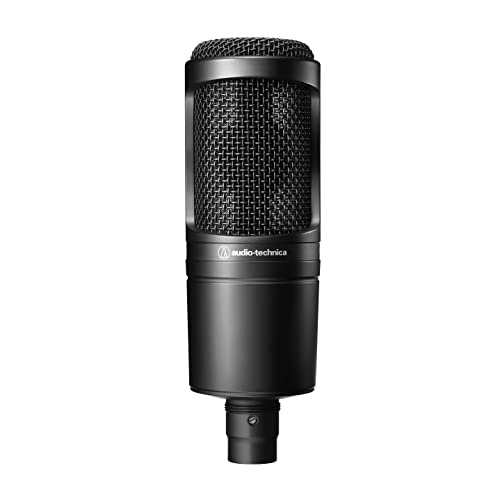Audio-Technica AT2020 black studio microphone