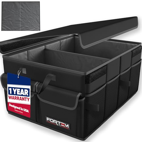 FORTEM Trunk Organizer TO-V1-S-BLACK front view
