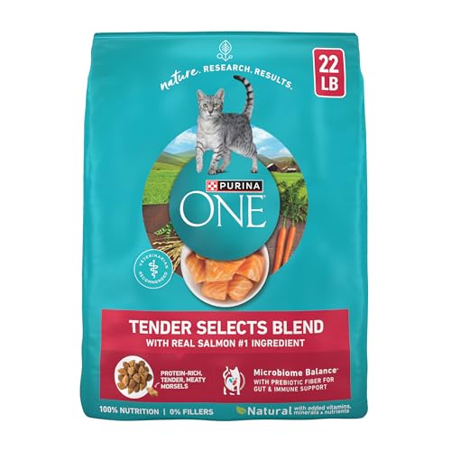 Purina ONE Tender Selects Blend Real Salmon 22 lb bag