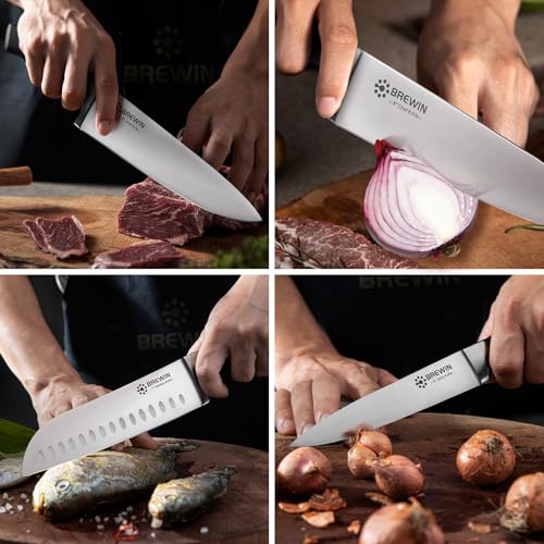 Full set of Brewin professional kitchen knives