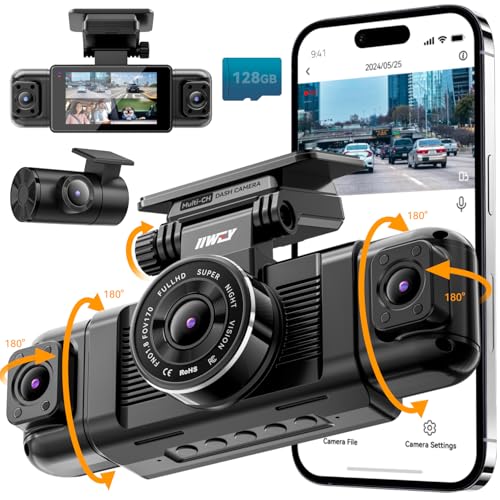 IIWEY N5 4 Channel Dash Cam front view