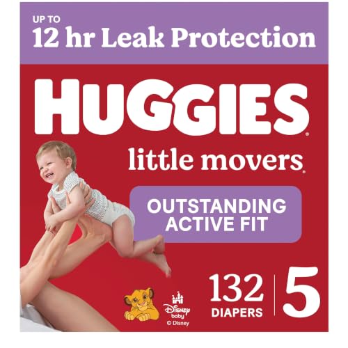 Huggies Little Movers Size 5 box front