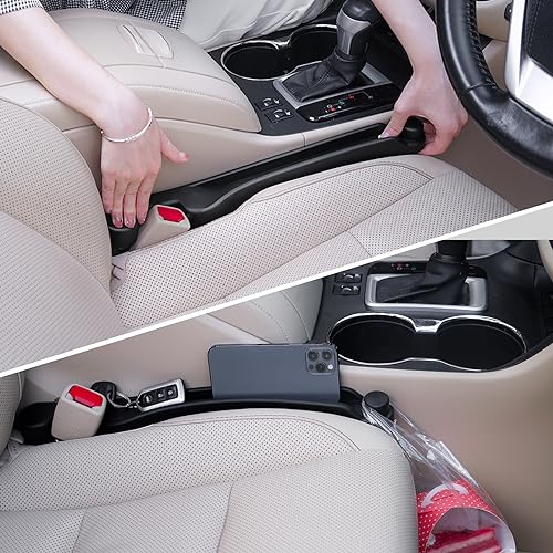 Givifive Car Seat Gap Filler Organizer top view