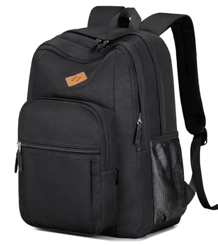 abshoo Classical Basic Womens Travel Backpack Black front view