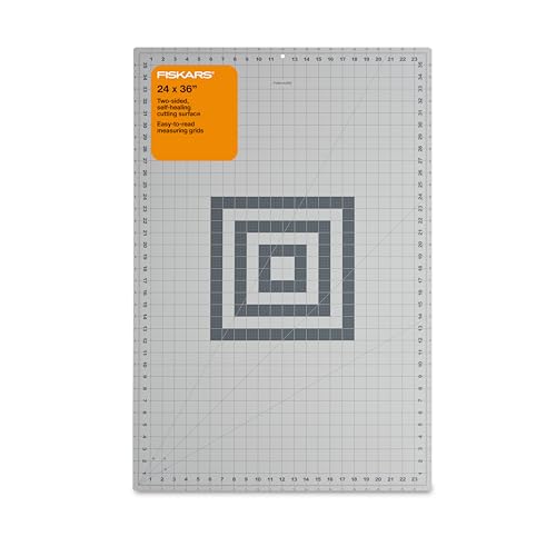 Fiskars 24 by 36 inch self-healing mat overhead view