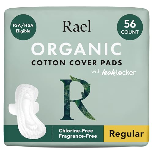 Rael Organic Cotton Cover Sanitary Pads package