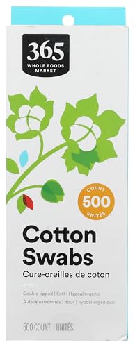 365 by Whole Foods Market Organic Cotton Swabs front packaging